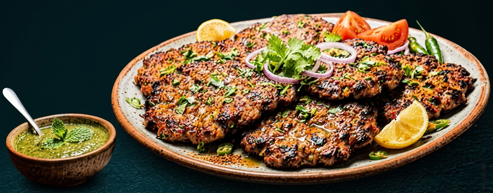 Chapli Kabab & Mutton Rosh