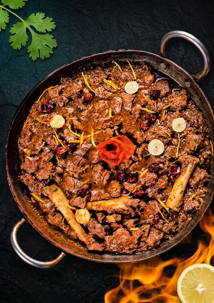 Dumba & Mutton Karahi